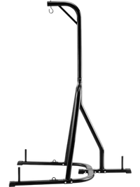 VEVOR Punching Bag Stand, Steel Heavy Duty Workout Equipment, Boxing Punching Bag Stand, Holds Up to 140 lbs, Freestanding Sandbag Rack with Weighted Base, Training Equipment for Home Gym Fitness