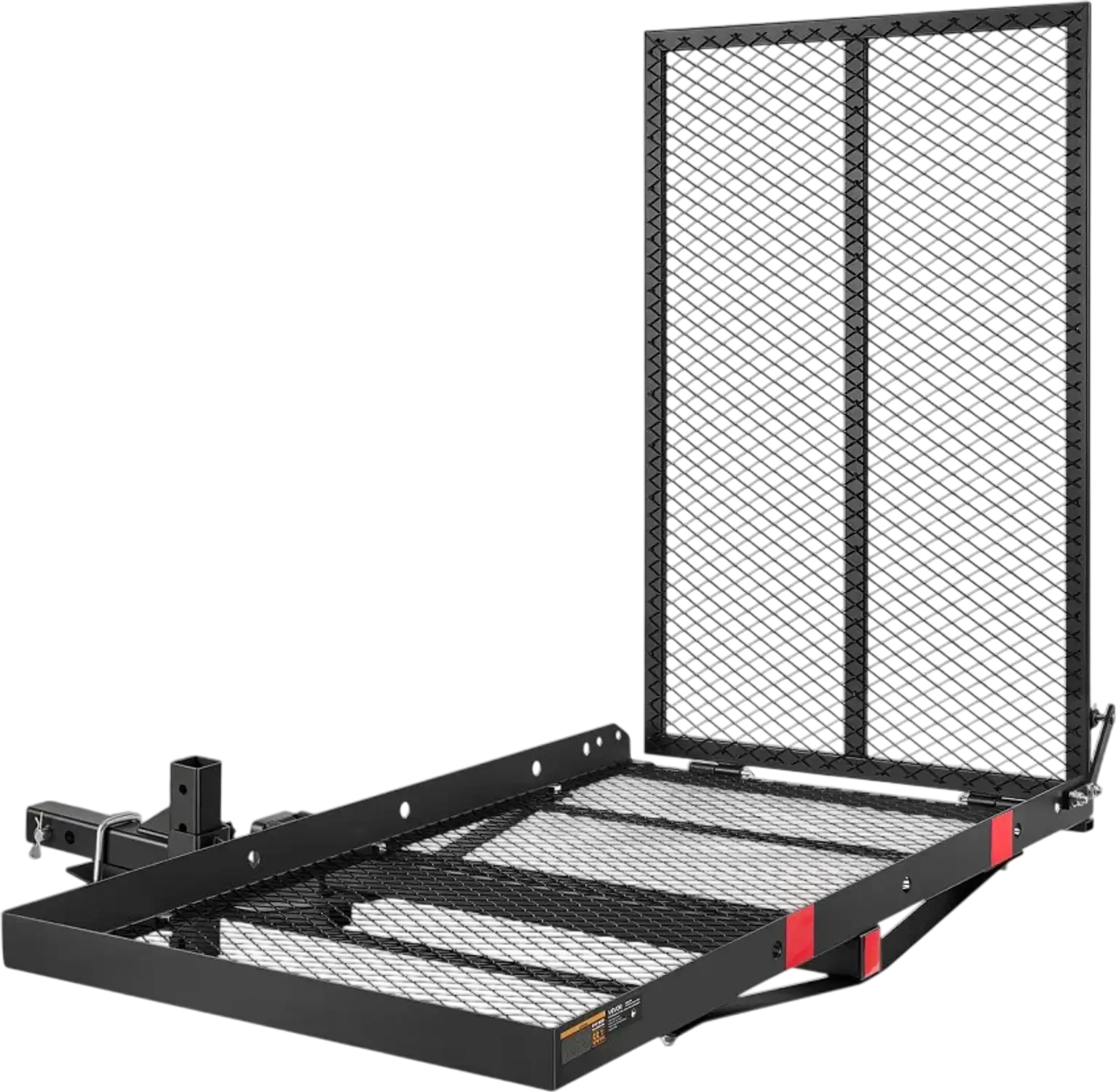 Vevor Mobility Scooter Carrier Hitch Mount Wheelchair Cargo Basket with Folding Ramp 46.1