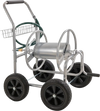 VEVOR Hose Reel Cart, Hold Up to 250 ft of 5/8’’ Hose, Garden Water Hose Carts Mobile Tools with 4 Wheels, Heavy Duty Powder-coated Steel Outdoor Planting with Storage Basket, for Garden, Yard, Lawn
