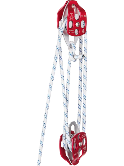 Vevor Twin Sheave Block and Tackle Double Pulley Rigging System with 1/2