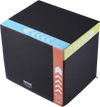 VEVOR 3 in 1 Plyometric Jump Box, 20/18/16 Inch Cotton Plyo Box, Platform & Jumping Agility Box, Anti-Slip Fitness Exercise Step Up Box for Home Gym Training, Conditioning Strength Training, Black
