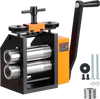 VEVOR Rolling Mill, 2.95"/75 mm Jewelry Rolling Mill Machine, 1: 2 Gear Ratio, 3-in-1 Multi-function Rolling Mill, 0.03-6.5mm Press Thickness for Metal Jewelry Making Sheet Square Wire Semicircle