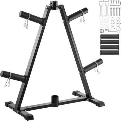 Vevor Weight Plate Rack A-Frame Storage Stand for 2