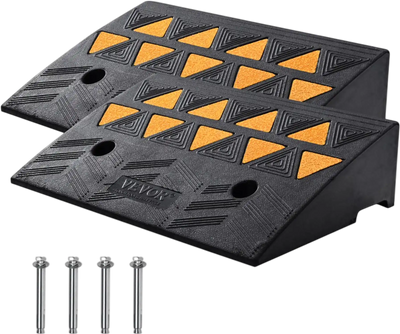 VEVOR Rubber Curb Ramp 2 Pack, 5