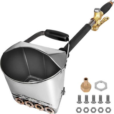 Vevor Cement Mortar Sprayer 4-Jet Stucco Spray Gun 80cm New