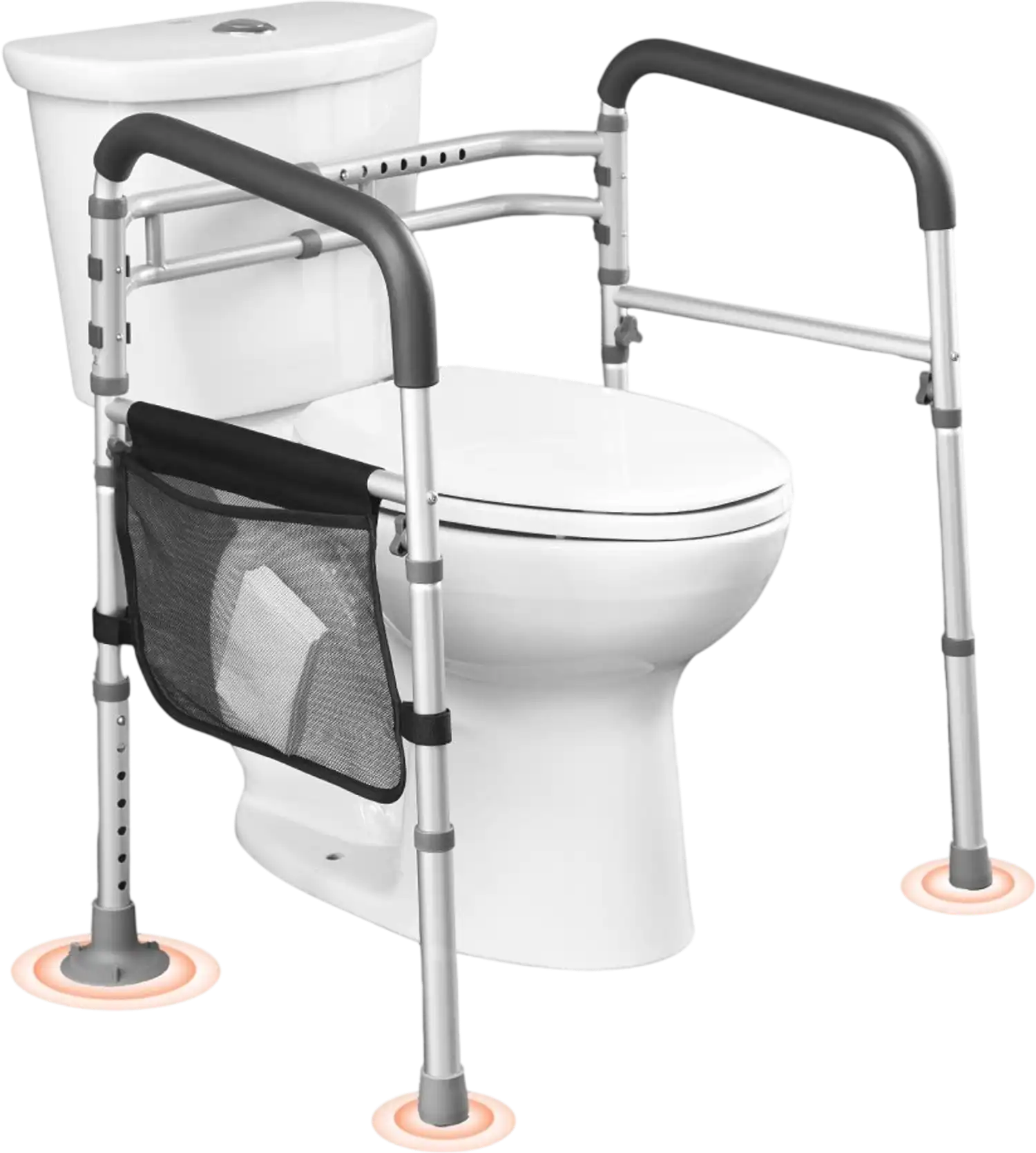 Vevor Toilet Safety Rail Foldable Adjustable Grab Bar New