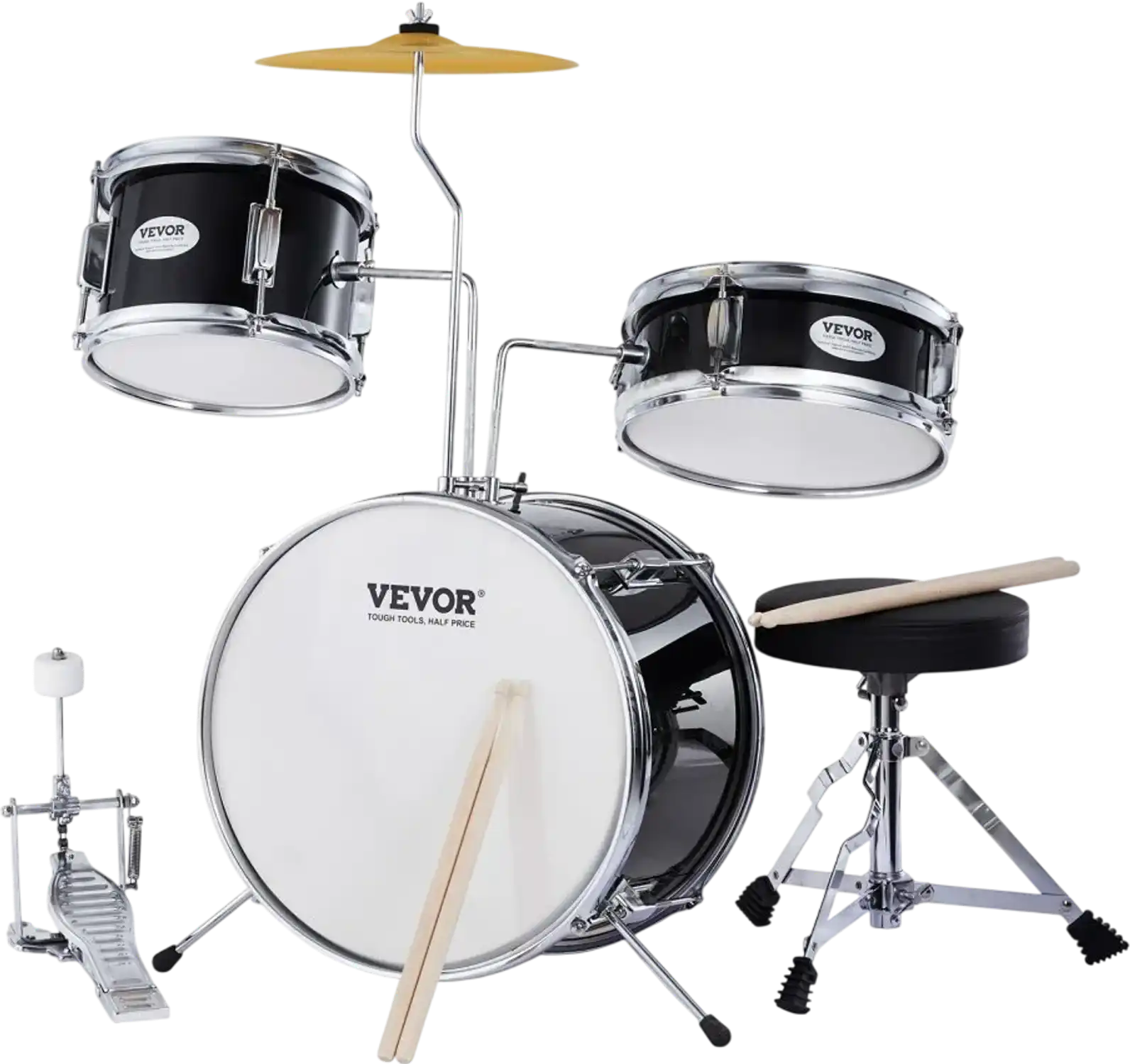 Vevor Drum Set 3-Piece 14