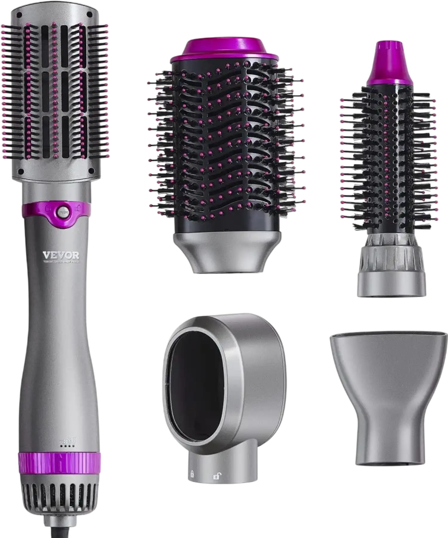 Vevor Hair Dryer Brush 5-in-1 Ionic Hot Air Styler New