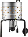 VEVOR Chicken Plucker Machine, 19.7 in Drum, 750W & 275RPM Electric Chicken Plucking Machine with 98 Soft Fingers & Transport Wheels, Stainless Steel Feather Remover for Processing 2 Chicks Once