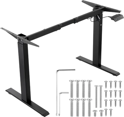 Vevor Standing Desk Frame Adjustable Electric Sit-Stand Workstation Base Black New