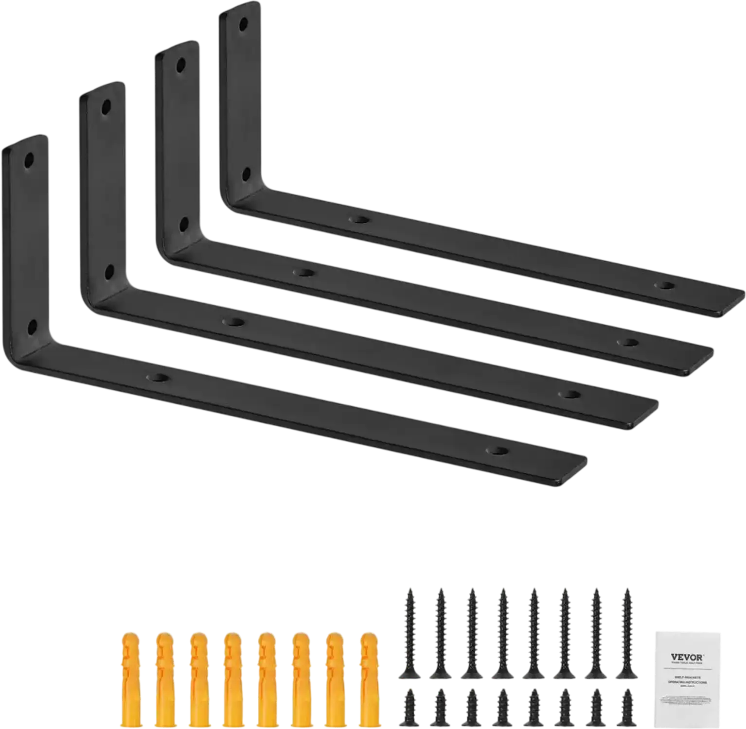 Vevor Shelf Bracket Heavy Duty Floating Shelf Brackets 10