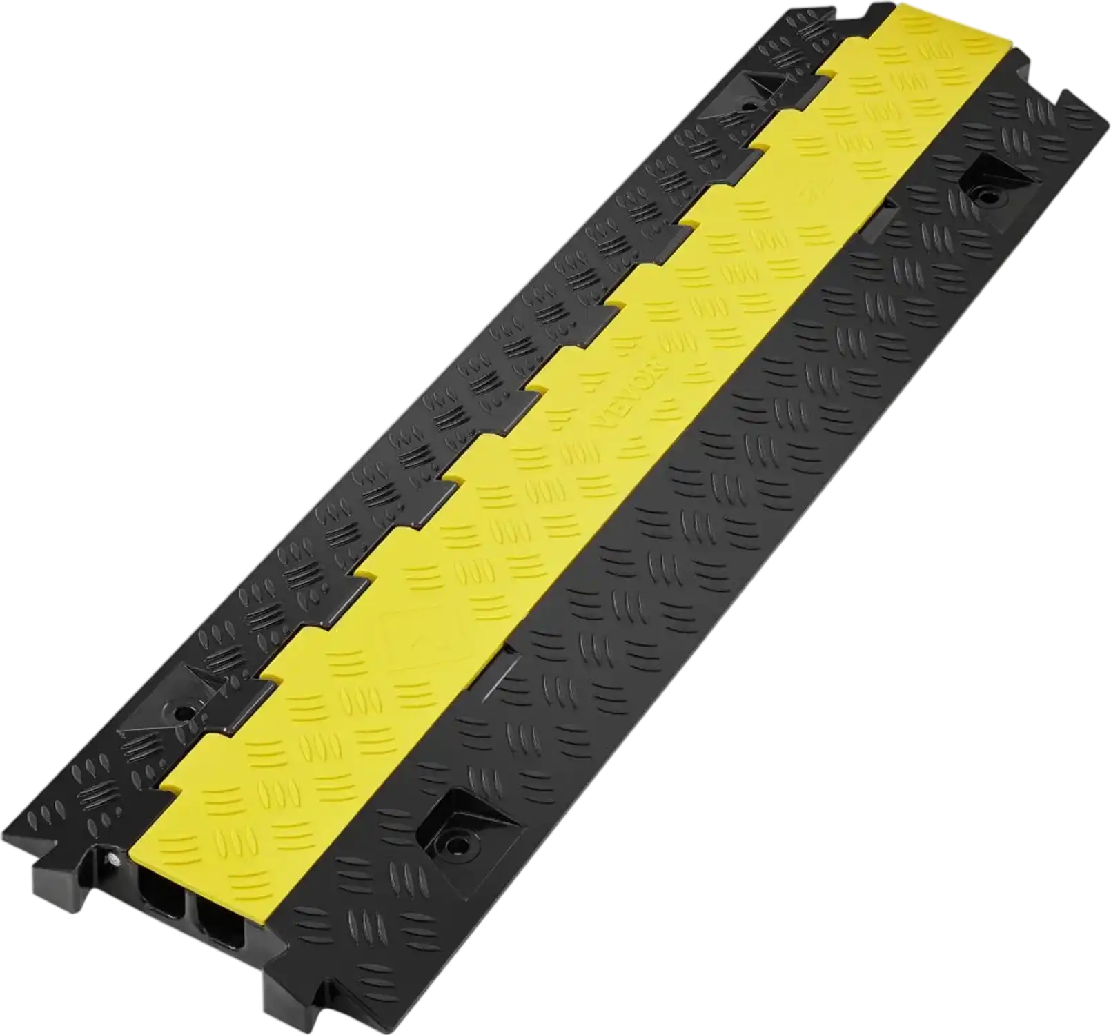 Vevor Cable Protector Ramp 2-Channel 22000 lbs Heavy Duty TPU Wire Cord Cover New
