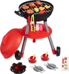 VEVOR 28 PCS BBQ Grill Playset, Kids Toys Kitchen Playset with Sound & Light, Little Chef Play, Interactive Grill Play Food Cooking Playset Barbecue Toy Grill for Toddlers Boys Girls 3-5 Birthday Gift