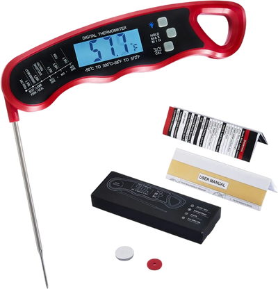 Vevor Grill Thermometer Digital Instant Read Folding Probe New