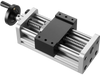 VEVOR Linear Stage Actuator, 100 mm Effective Stroke, Ball Screw CNC Linear Motion Guide Rail, Double Optical Axis, C7 High-Precision, Bearing Slide Block, Manual Handwheel, for CNC Router X Y Z Axis