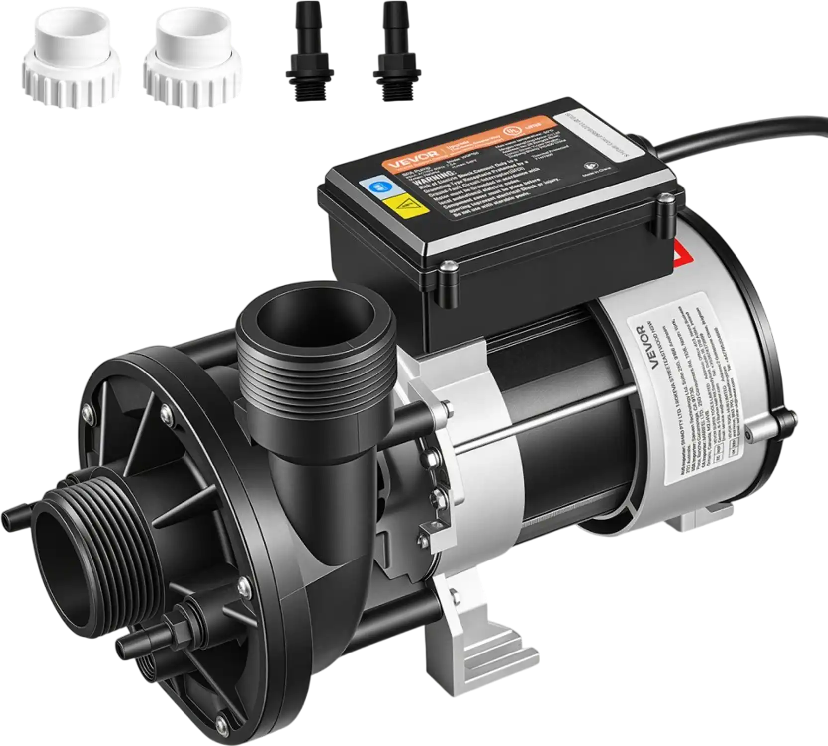 Vevor Spa Pump 1.5HP Hot Tub Bath Pump 115V 119 GPM 1.5