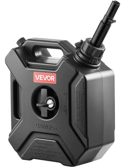 Vevor Fuel Container 1.3 Gallon Portable Gas Can with Spout and Lockable Bracket New
