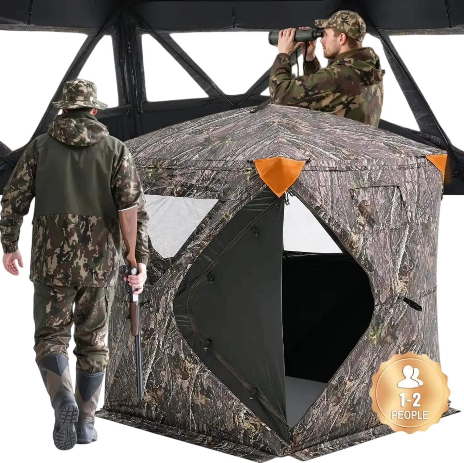 Vevor Hunting Blind 270° See-Through Pop-Up Deer Blind Tent New