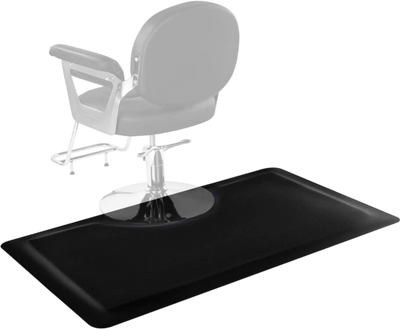 VEVOR Salon Mat for Hair Stylist, 3 x 5 FT Rectangle Salon Chair Mat Anti Fatigue, 1/2