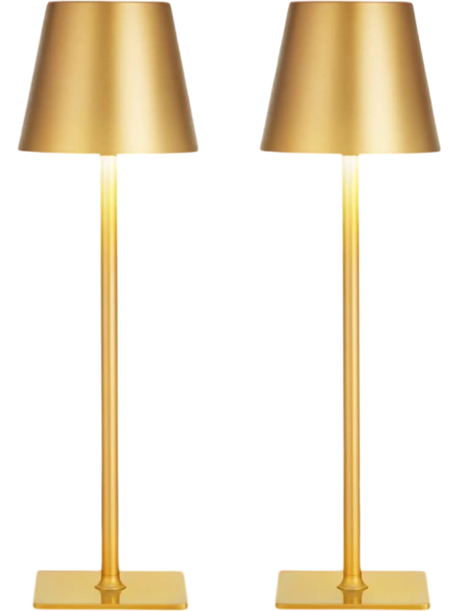 Vevor Table Lamp Cordless Rechargeable 2-Pack Gold New