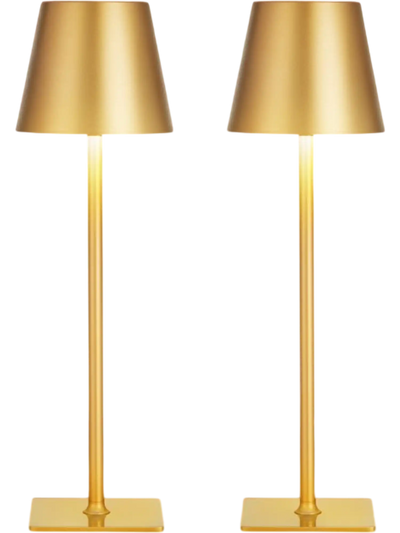 Vevor Table Lamp Cordless Rechargeable 2-Pack Gold New