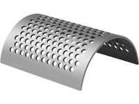 VEVOR Screen Mesh for Plastic Shredder, High-Quality Steel Durable Mesh, 0.315 in/8 mm High-Precision Aperture Screen, Compatible with Model 180 Plastic Grinder, Suitable for Small Particle Recycling