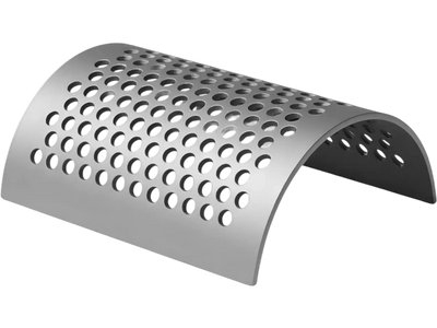 VEVOR Screen Mesh for Plastic Shredder, High-Quality Steel Durable Mesh, 0.315 in/8 mm High-Precision Aperture Screen, Compatible with Model 180 Plastic Grinder, Suitable for Small Particle Recycling