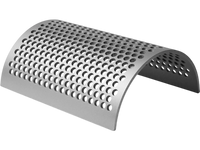 VEVOR Screen Mesh for Plastic Shredder, High-Quality Steel Durable Mesh, 0.39 in/10 mm High-Precision Aperture Screen, Compatible with Model 300 Plastic Grinder, Suitable for Medium Particle Recycling