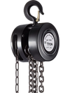 VEVOR Hand Chain Hoist, 2200 lbs /1 Ton Capacity Chain Block, 10ft/3m Lift Manual Hand Chain Block, Manual Hoist with Industrial-Grade Steel Construction for Lifting Good in Transport & Workshop, Blac