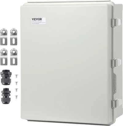 Vevor Electrical Enclosure Box Outdoor Junction Box 20.87 x 16.92 x 7.87 in IP67 ABS New