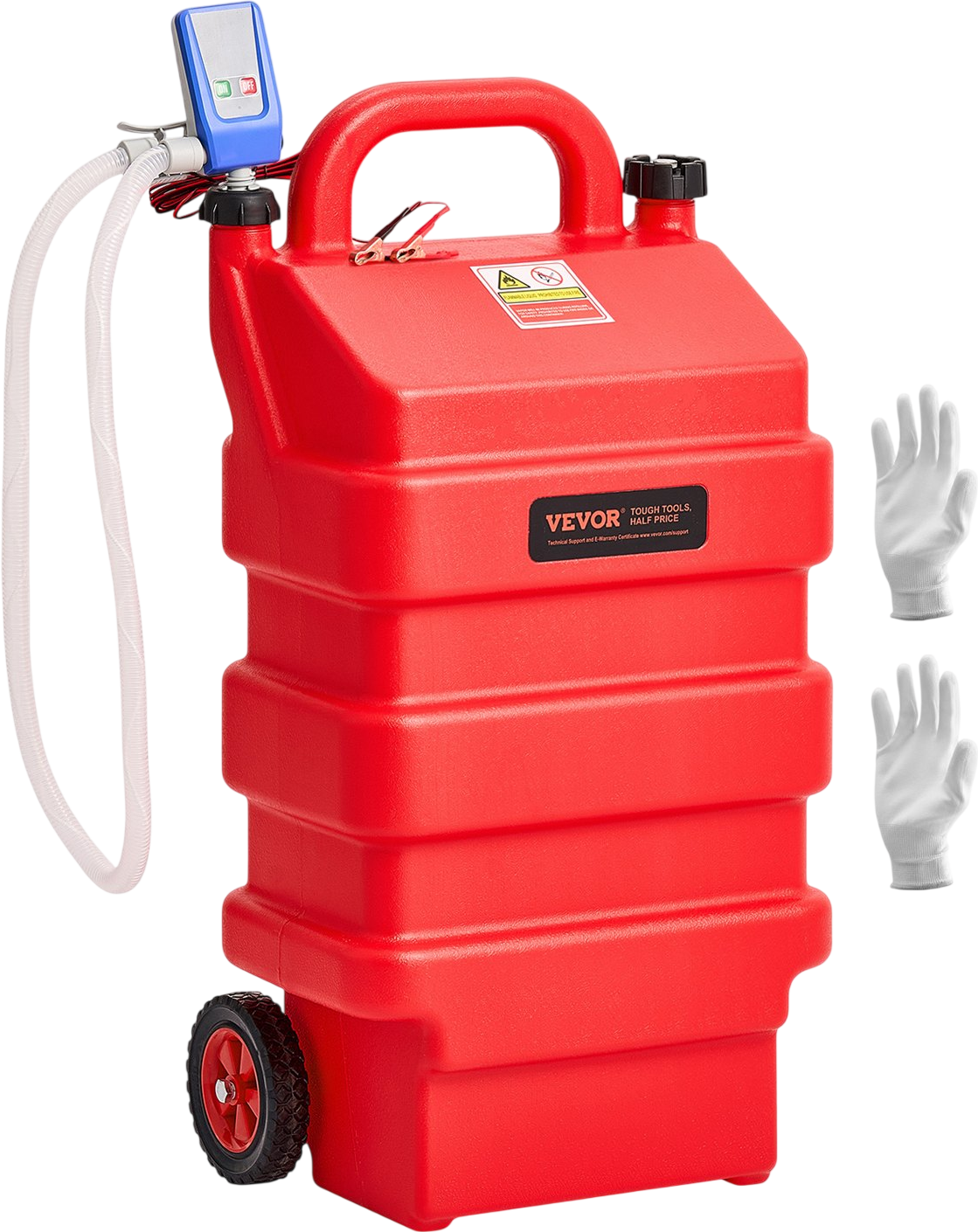 Vevor Fuel Caddy 16 Gal. Portable with 2.5 GPM Electric Transfer Pump Auto-Stop Nozzle New