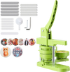 VEVOR Button Maker Machine, 2.95 in, Plastic Pin Maker with 100pcs Button Parts, Mr. Panda Magic Book, Circle Cutter and Hex Wrenches, Reinforced Ergonomic Handle, for DIY Badges, Personalized Pins