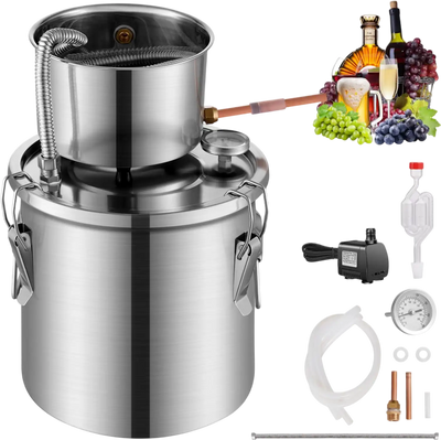 Vevor Alcohol Still 3 Gal / 11.4 L Home Brewing Distillation Kit New