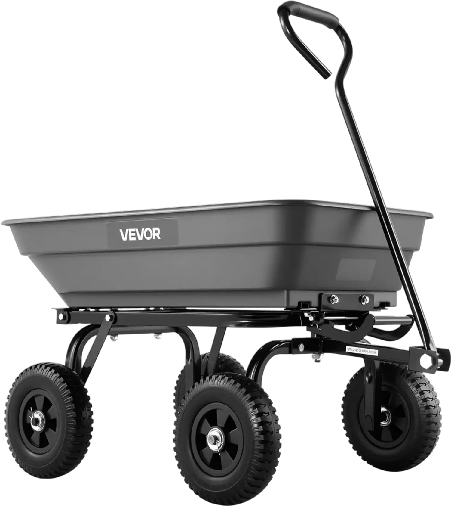 Vevor Garden Dump Cart 400 lbs Poly Yard Wagon New