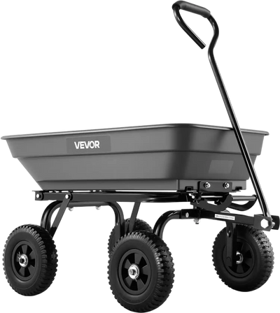Vevor Garden Dump Cart 400 lbs Poly Yard Wagon New