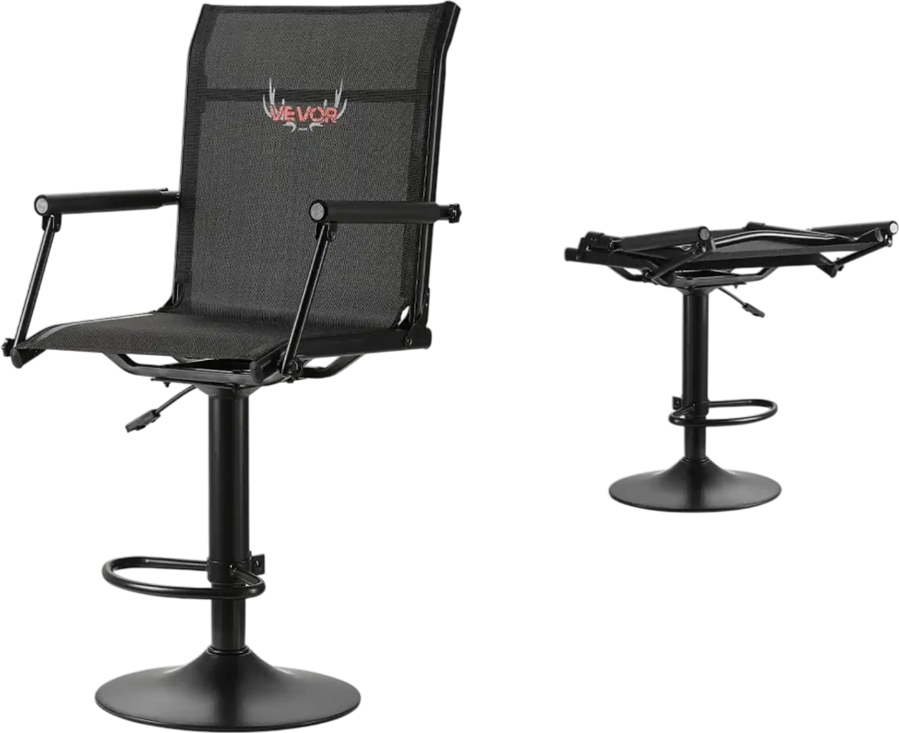 Vevor Hunting Chair 360° Silent Swivel Adjustable Height Blind Chair New