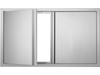 VEVOR BBQ Access Door, 36W x 21H Inch Double Outdoor Kitchen Door, Stainless Steel Flush Mount Door, Wall Vertical Door with Recessed Handles , for BBQ Island, Grilling Station, Outside Cabinet