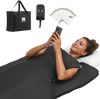 VEVOR Infrared Sauna Blanket with Armholes, 71 x 32 in Portable Sauna Bag, Even Heating for Home Detox & Relaxation, Temp Control & Timer, Lightweight Oxford Fabric Heating Wrap with Carry Bag, Black