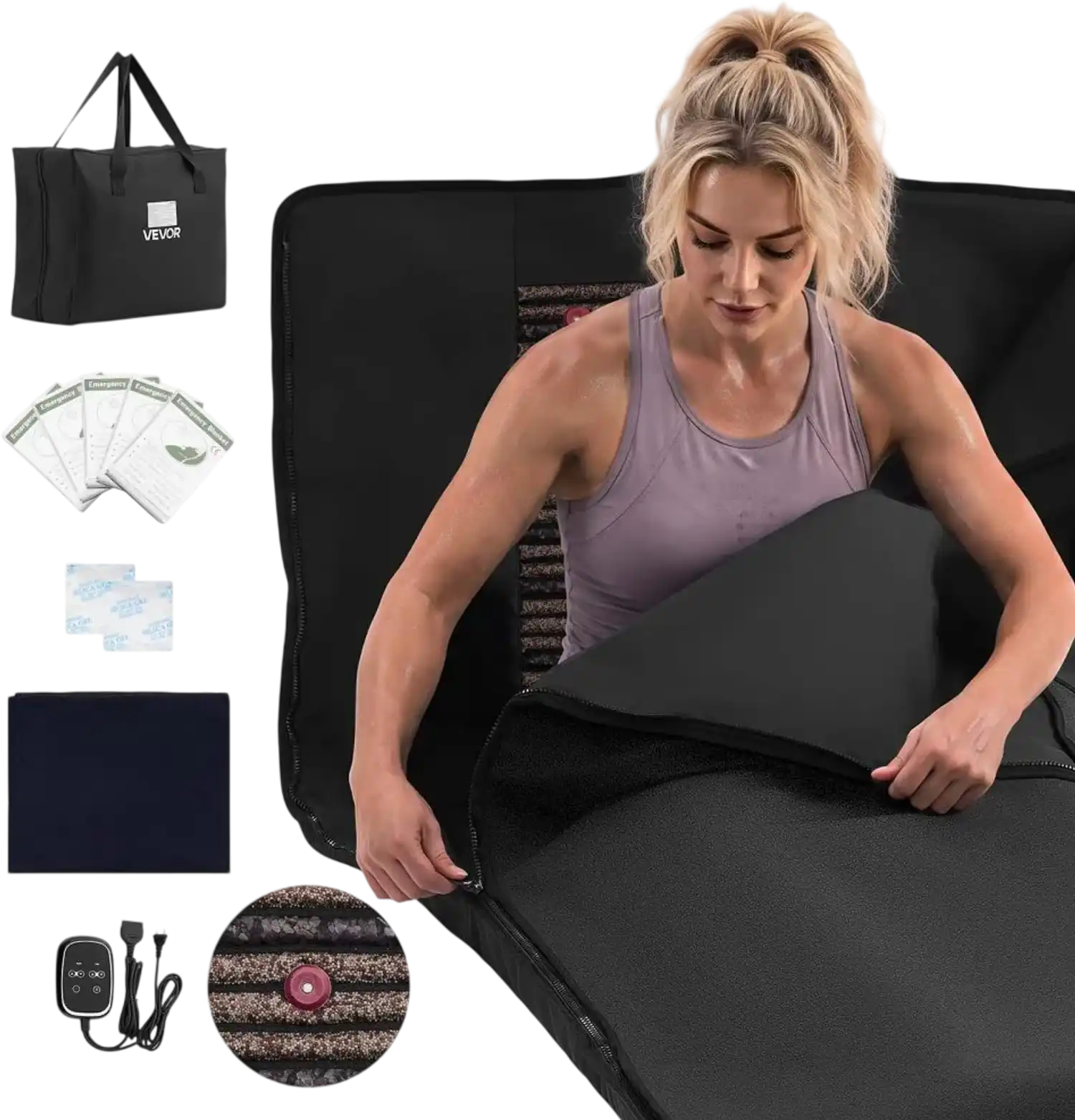 Vevor Sauna Blanket Infrared Home Detox and Relaxation 73