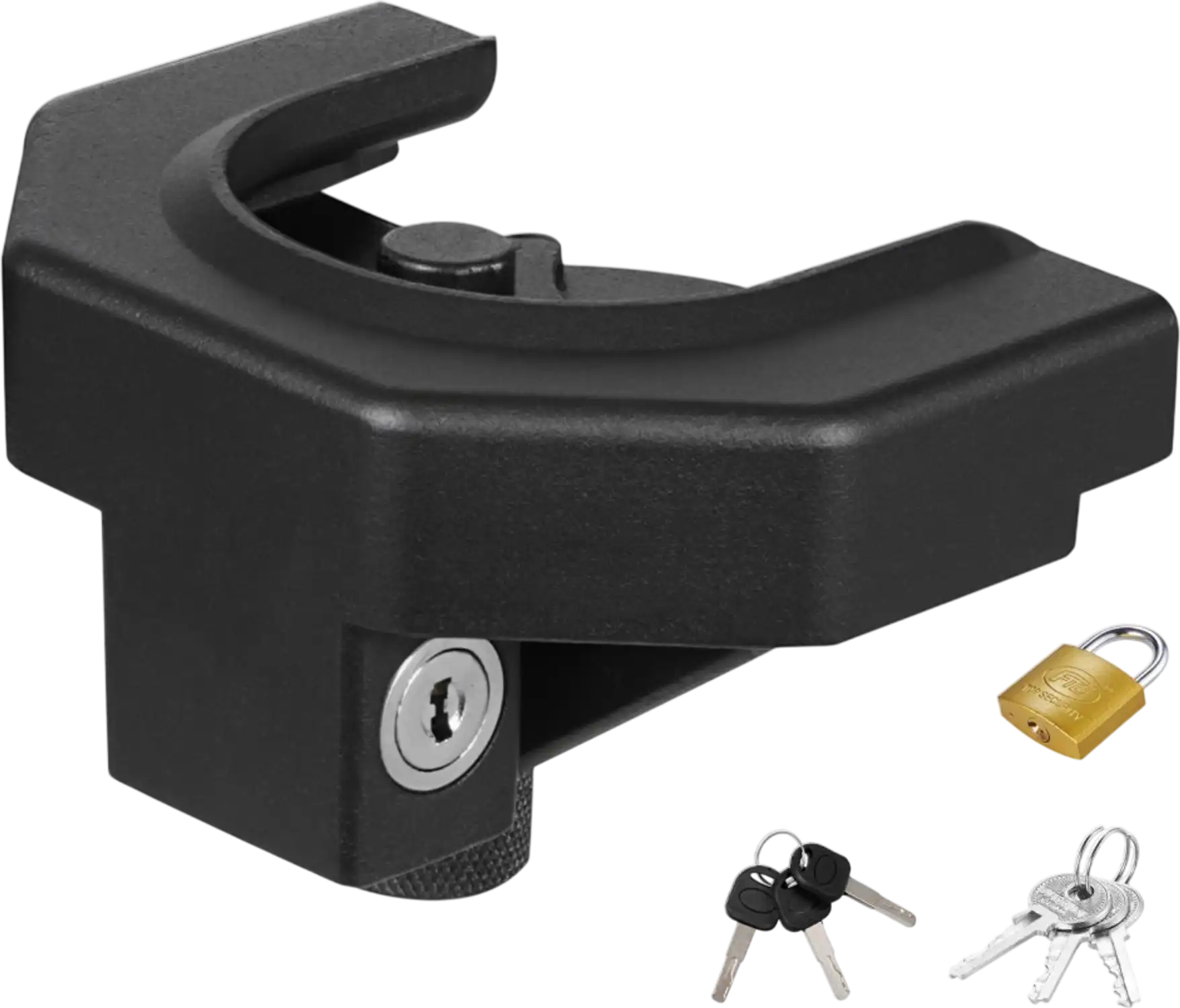 Vevor Trailer Hitch Lock Kit Heavy-Duty Anti-Theft Ball Lock for 2-5/16