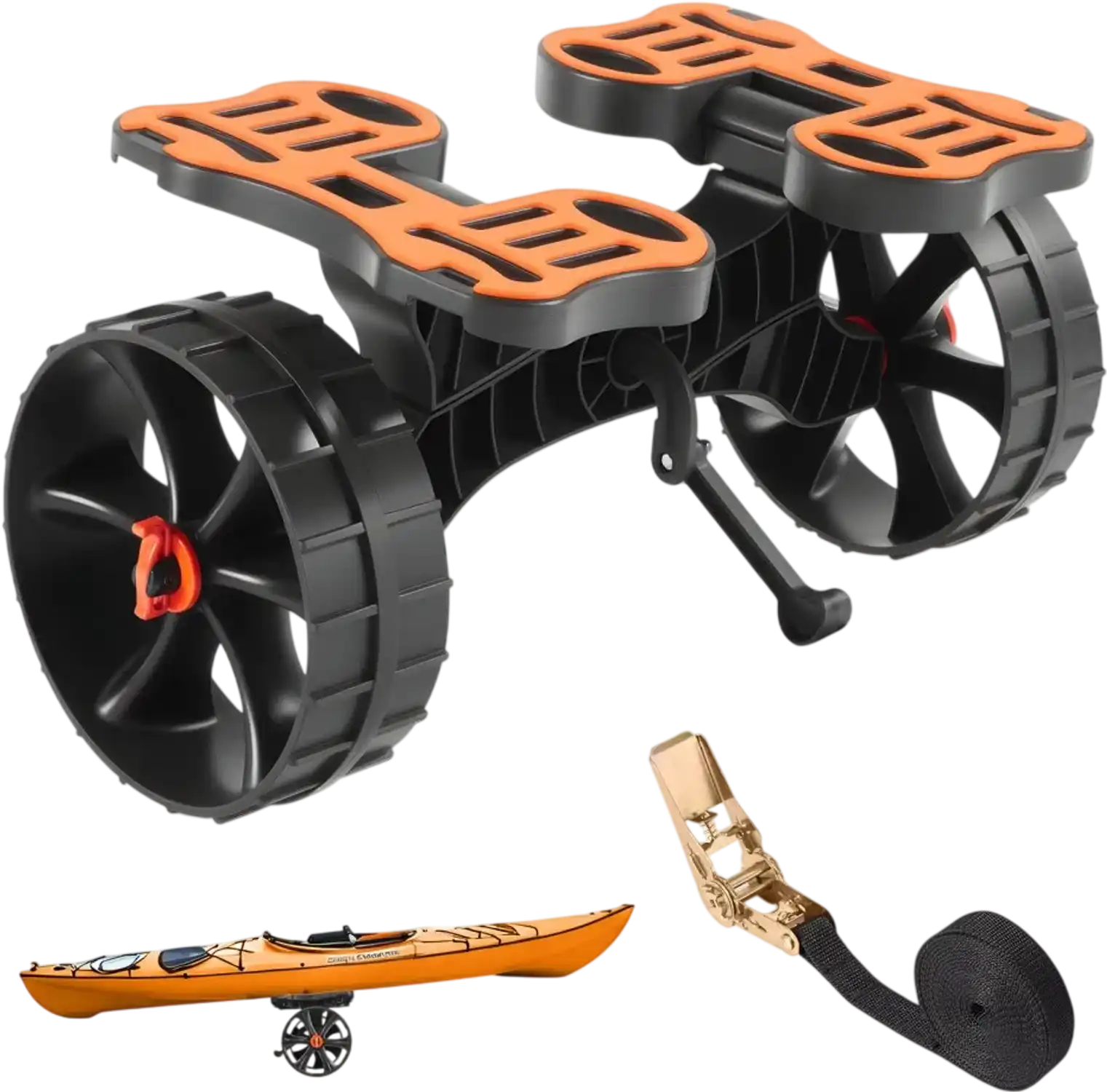 Vevor Kayak Cart Foldable 300 lbs Trolley with 10