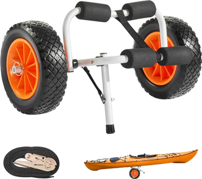 Vevor Kayak Cart Foldable 200 lbs Dolly Trolley with 10