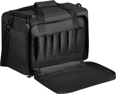 Vevor Range Bag 3 Pistol Tactical Gun Bag Black New