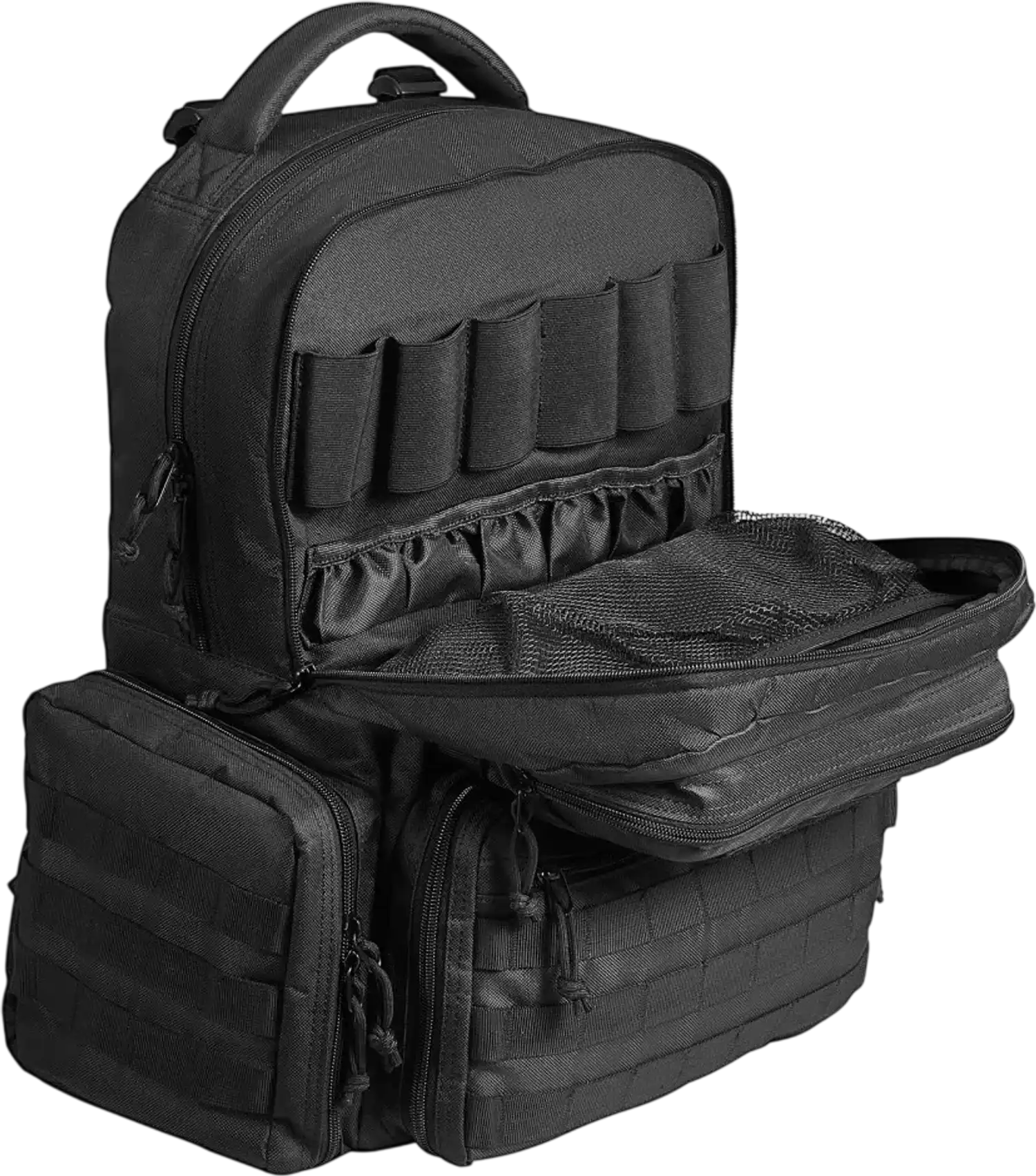 Vevor Range Backpack Tactical 6 Pistol Black New