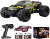 VEVOR Remote Control Car, 1:18 Scale RC Car for Kids, All Terrain 4WD Off-Road Truck with 45° Wheelie & Adjustable Speed, 45 km/h High-Speed Hobby RC Racing Car Toy, Ideal Gift for 8+ Year Kids, IPX4