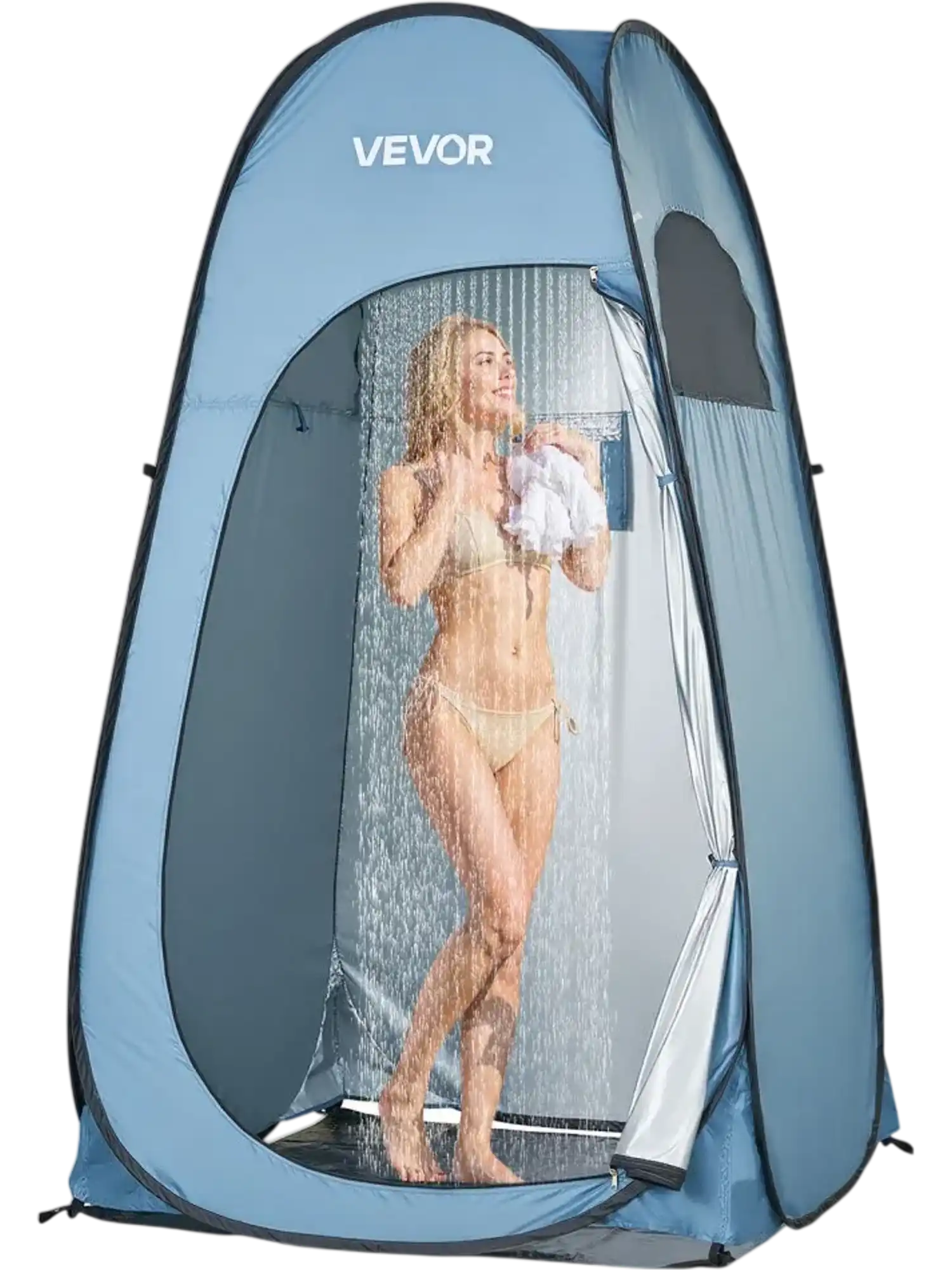 Vevor Privacy Tent Pop-Up Shower Tent Changing Room Blue New