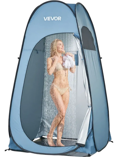 Vevor Privacy Tent Pop-Up Shower Tent Changing Room Blue New