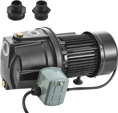 Vevor Shallow Well Jet Water Pump 1 HP Cast Iron 115V 17.6 GPM 164' Head New