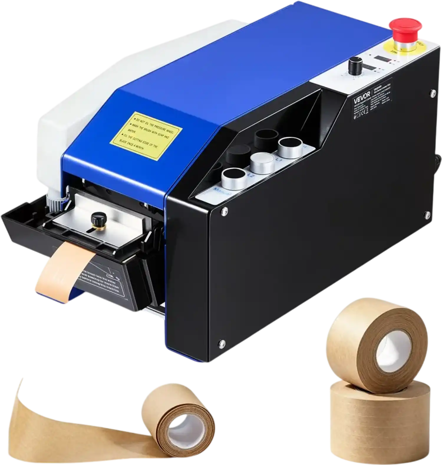 Vevor Water-Activated Tape Dispenser Automatic Kraft Gummed Tape Dispenser New