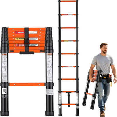 Vevor Telescoping Ladder 8.5' Aluminum Extension Ladder New